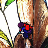 Angel, stained glass (fragment2)